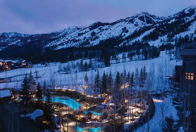 Four Seasons Resort Jackson Hole en Teton Village, vista del resort